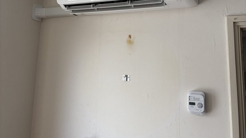 Mitsubishi 3,5 kW airco in de woonkamer in Lieren