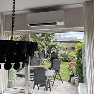 5 kW Mitsubishi airco voor woonkamer in Apeldoorn - Afbeelding 1